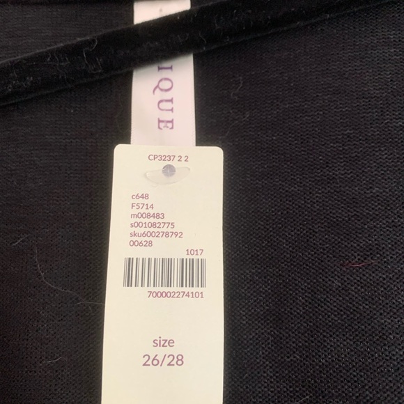 Cacique women’s black plus cardigans jacket - Picture 7 of 10